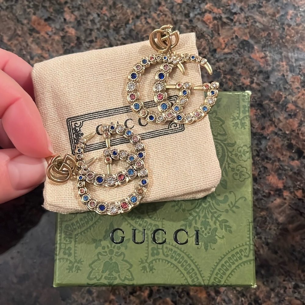 Gucci earrings + box